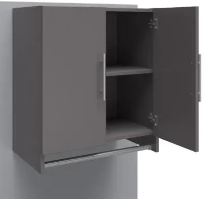 Camberly 2 Door Wall Cabinet with Hanging Rod