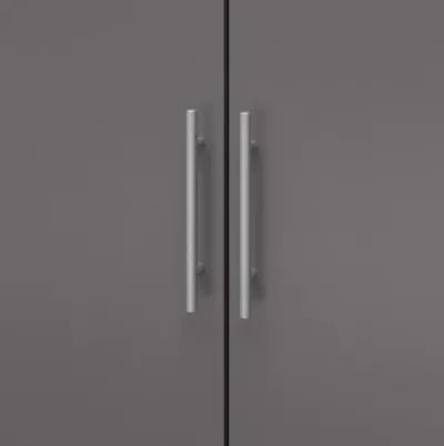 Camberly 2 Door Wall Cabinet with Hanging Rod