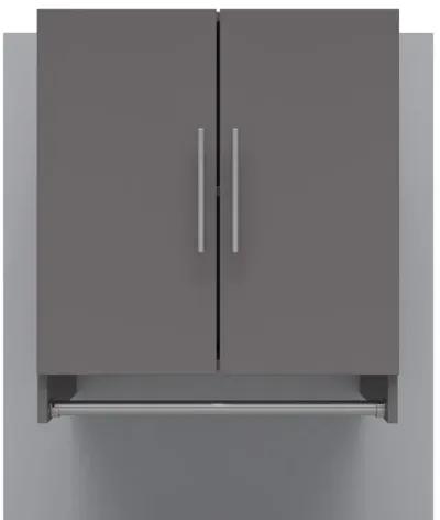 Camberly 2 Door Wall Cabinet with Hanging Rod