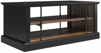 Hoffman Two-Toned Rustic Coffee Table with 2 Shelves