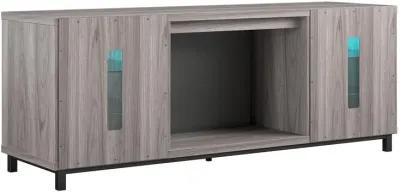 Lumina Fireplace TV Stand for TVs up to 70 Inch with 7 Color LED Lights