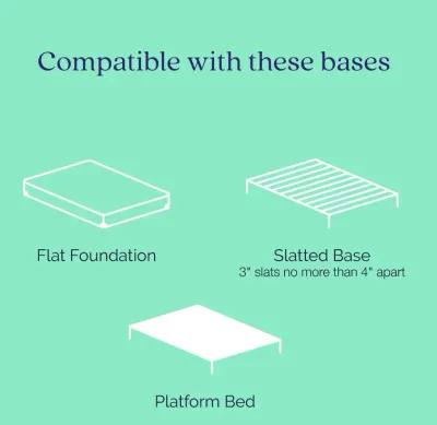 Essential 6" EuroTop Gel Memory Foam and Innerspring Hybrid Mattress