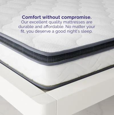 Essential 6" EuroTop Gel Memory Foam and Innerspring Hybrid Mattress