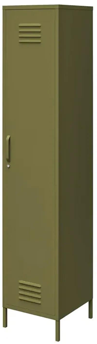 Shadwick 1 Door Tall Single Metal Locker Style Storage Cabinet