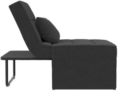 Convertible Lounger Ottoman Linen Sofa Chair with 4-in-1 Design