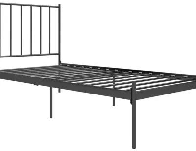 Ares Metal Bed with Adjustable Height Frame for Additional Under Bed Storage