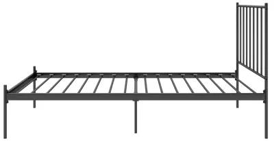 Ares Metal Bed with Adjustable Height Frame for Additional Under Bed Storage