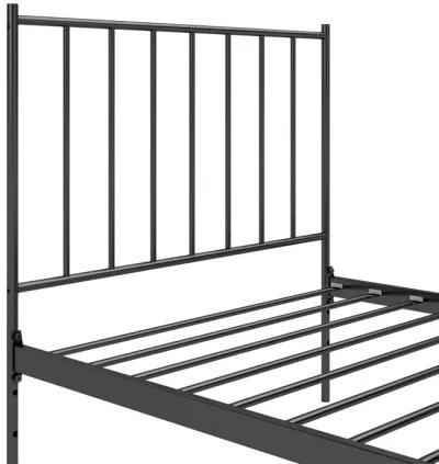 Ares Metal Bed with Adjustable Height Frame for Additional Under Bed Storage