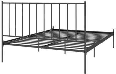 Ares Metal Bed with Adjustable Height Frame for Additional Under Bed Storage