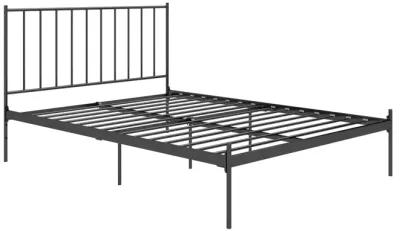 Ares Metal Bed with Adjustable Height Frame for Additional Under Bed Storage