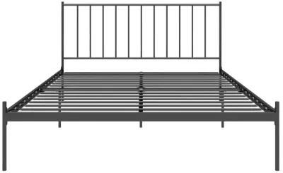 Ares Metal Bed with Adjustable Height Frame for Additional Under Bed Storage