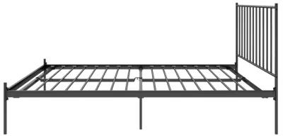 Ares Metal Bed with Adjustable Height Frame for Additional Under Bed Storage