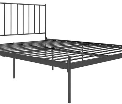 Ares Metal Bed with Adjustable Height Frame for Additional Under Bed Storage