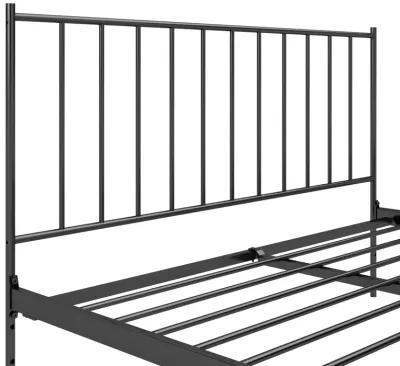 Ares Metal Bed with Adjustable Height Frame for Additional Under Bed Storage