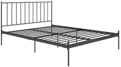 Ares Metal Bed with Adjustable Height Frame for Additional Under Bed Storage