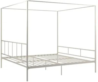 Marion Four Poster Metal Canopy Bed with Soft Clean Lines