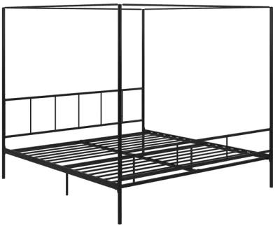 Marion Four Poster Metal Canopy Bed with Soft Clean Lines