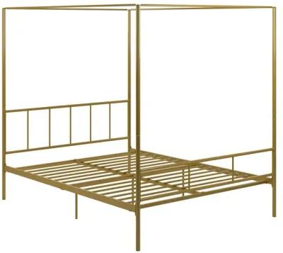 Marion Four Poster Metal Canopy Bed with Soft Clean Lines