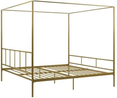 Marion Four Poster Metal Canopy Bed with Soft Clean Lines