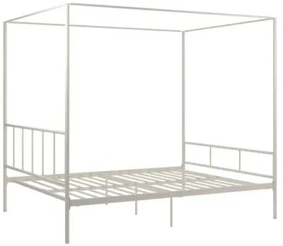 Marion Four Poster Metal Canopy Bed with Soft Clean Lines