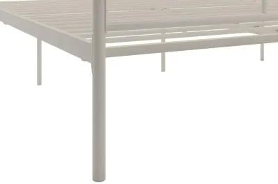 Marion Four Poster Metal Canopy Bed with Soft Clean Lines