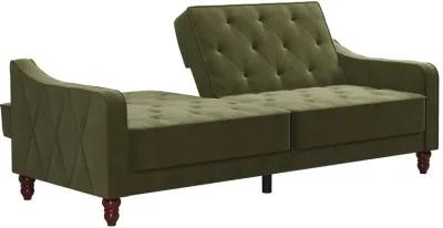 Vintage Tufted Split Back Futon