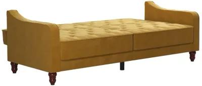 Vintage Tufted Split Back Futon