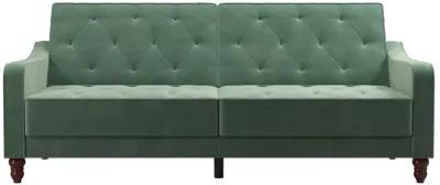 Vintage Tufted Split Back Futon