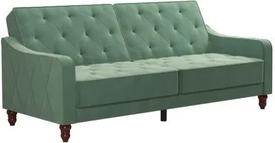 Vintage Tufted Split Back Futon