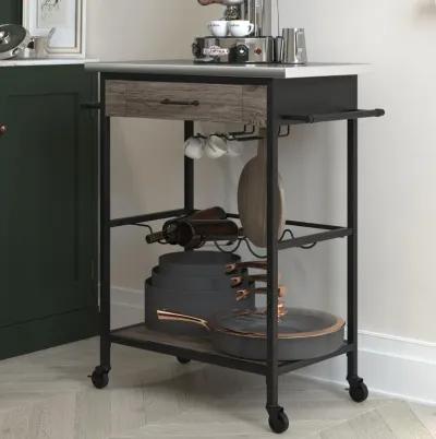 Nora Multifunctional Kitchen Cart