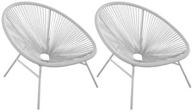 Avo Collection Indoor/Outdoor XL Lounge Chair, Set of 2