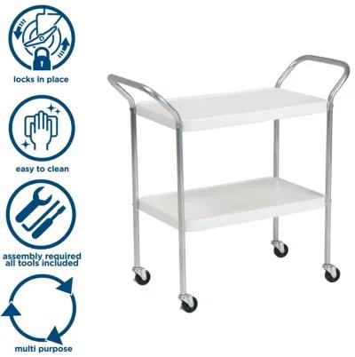 Stylaire 2 Tier Serving Cart