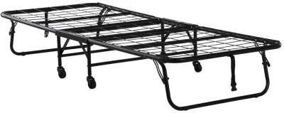 Barry Folding Cot Guest Bed with 4 Inch Mattress