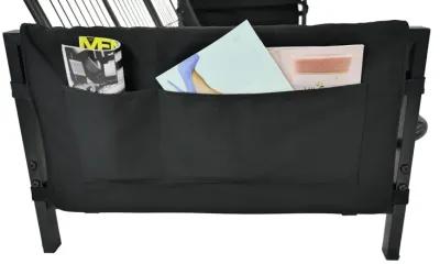 Fairview Metal and Storage Arm Futon with 6 Inch Mattress