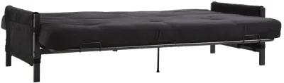 Fairview Metal and Storage Arm Futon with 6 Inch Mattress