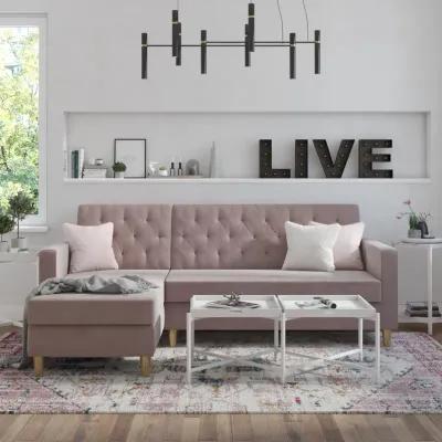 Liberty Reversible Sectional/Futon with Storage