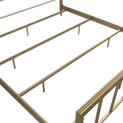 CosmoLiving by Cosmopolitan Blair Brass Metal Bed