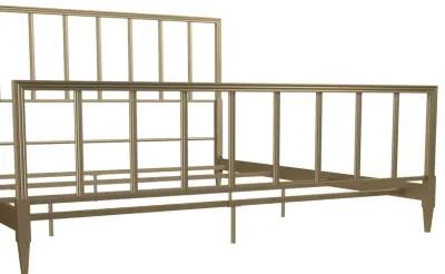 CosmoLiving by Cosmopolitan Blair Brass Metal Bed