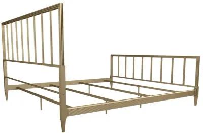 CosmoLiving by Cosmopolitan Blair Brass Metal Bed