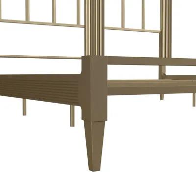 CosmoLiving by Cosmopolitan Blair Brass Metal Bed