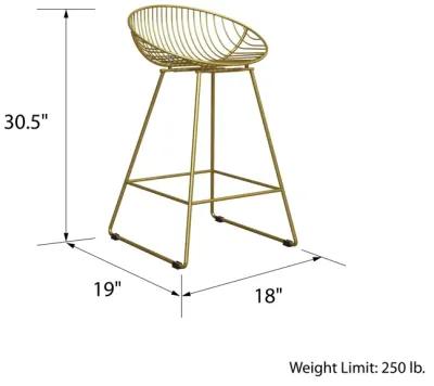 Ellis Wire Counter Height Bar Stool