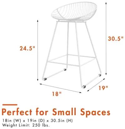 Ellis Wire Counter Height Bar Stool