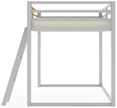 Monarch Hill Haven Metal Junior Loft Bed with Angled Ladder