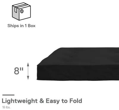 Callen 8 Inch Full Size Poly Filled Futon Mattress