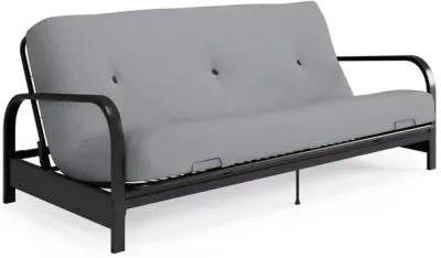 Cleo Black Metal Arm Full Size Futon Frame