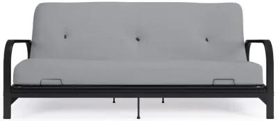 Cleo Black Metal Arm Full Size Futon Frame