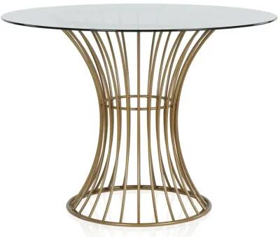 Westwood Round Glass Top Dining Table, Seats 4