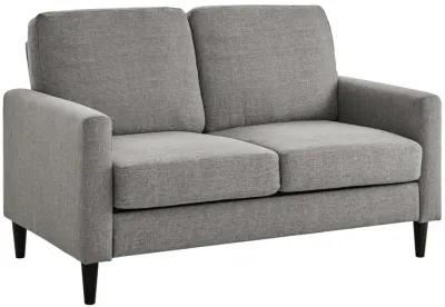 Kaci Linen Upholstered Loveseat Sofa