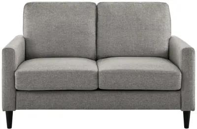 Kaci Linen Upholstered Loveseat Sofa