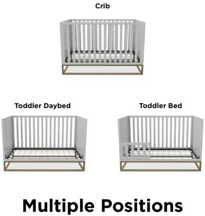 Haven 3 in 1 Wood Crib with Metal Base